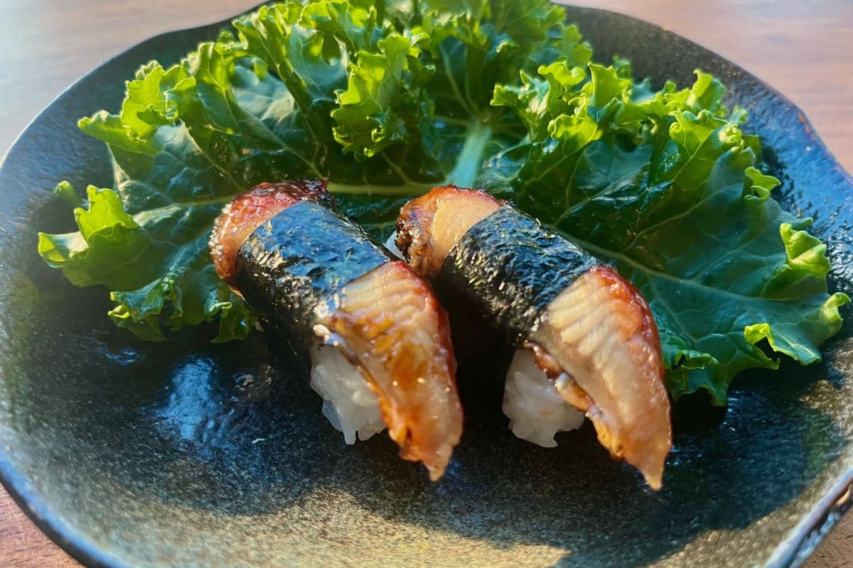 75A. BBQ Eel Sushi (2 pcs)
