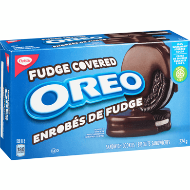 Oreo Enrobed de Fudge 224g/ Fudge Covered Oreos 224g