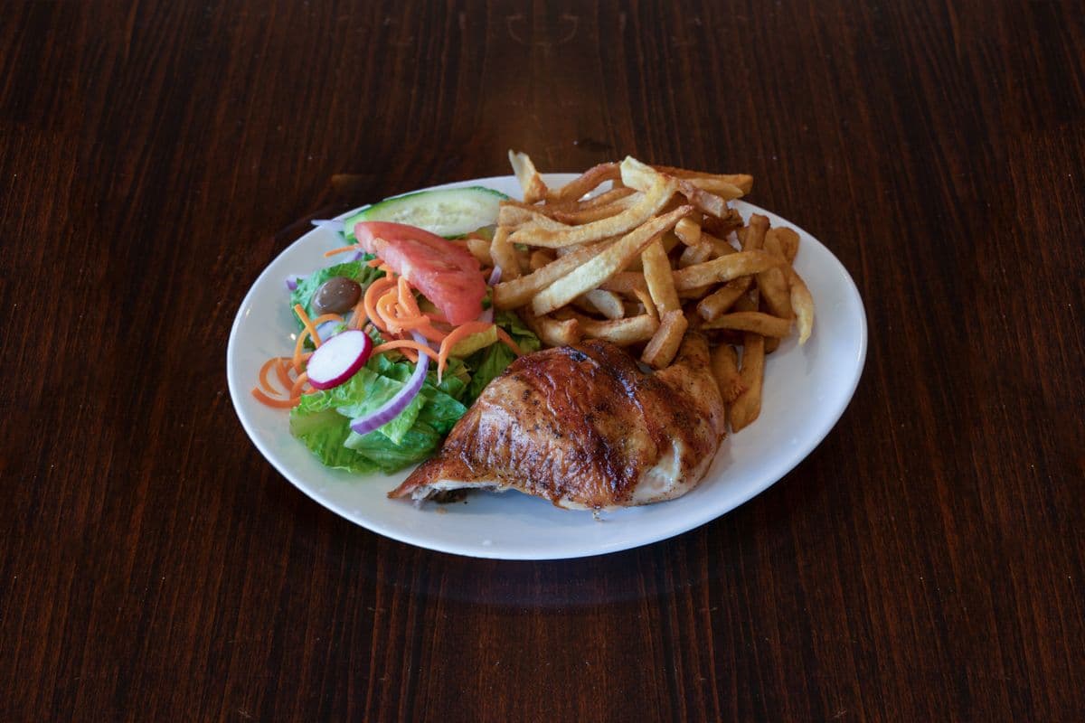 ¼ De Poulet Rôti a la Braise (Cuisse) / ¼ Grilled Chicken (Thigh)