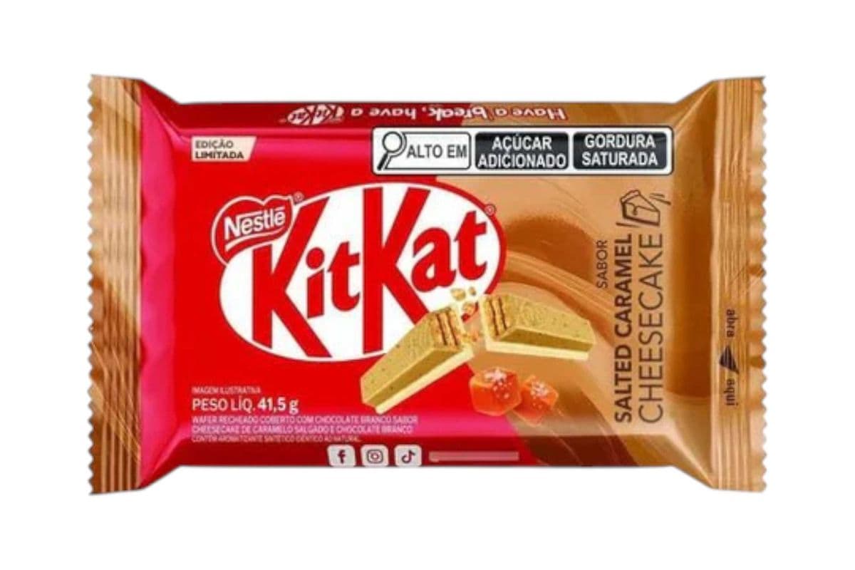 Kitkat Sabor Salted Caramel Cheesecake (41gm) (226 Cal)