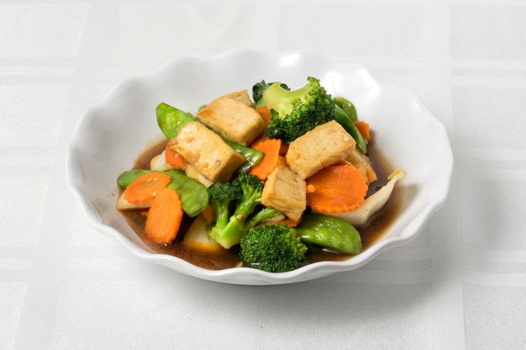 Stir-Fried Mixed Vegetables with Tofu
