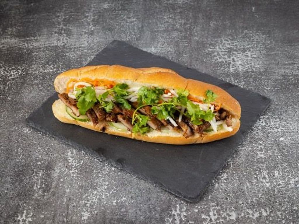 Grilled Garlic Pork Bánh Mì