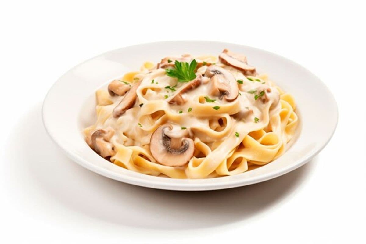 Mushroom Fettuccine Alfredo