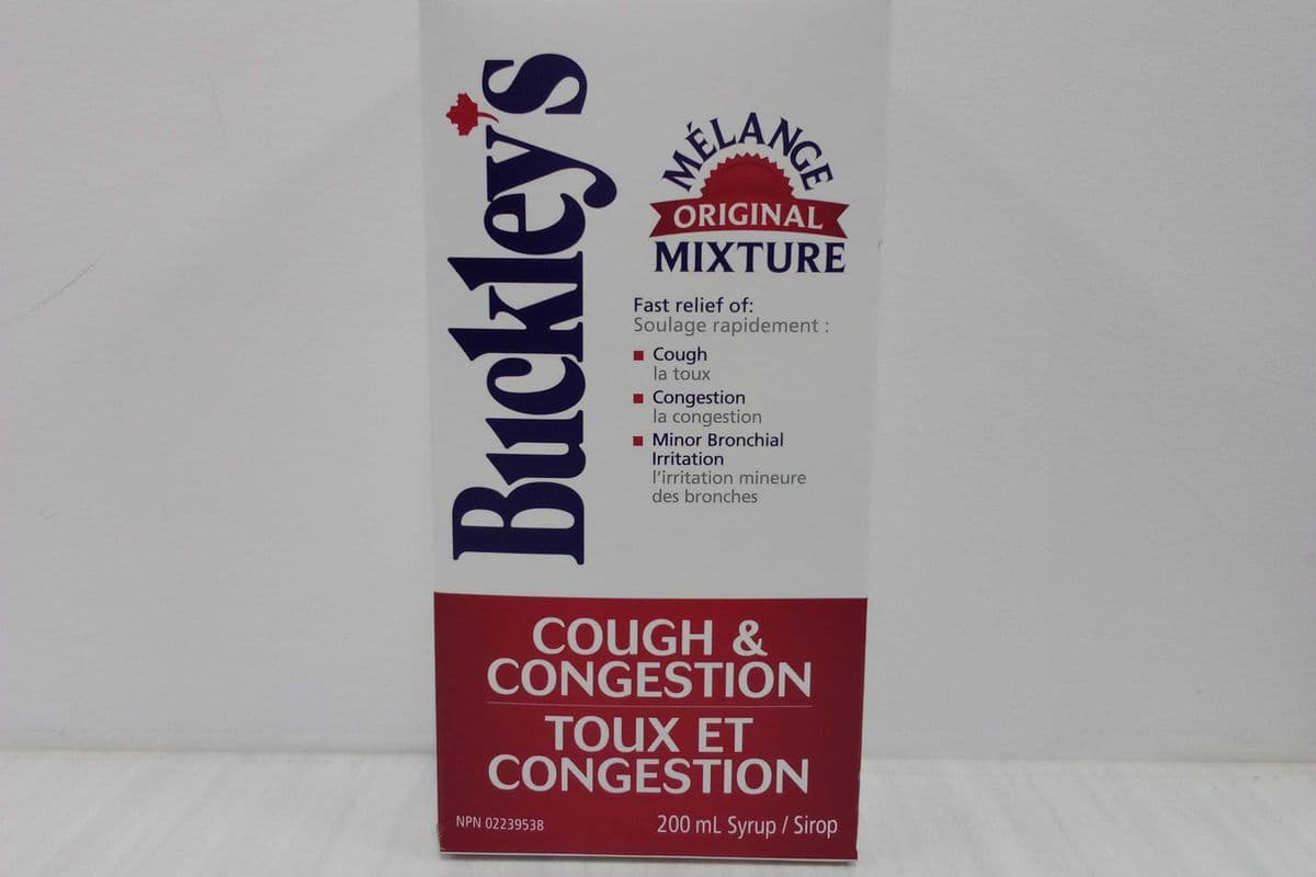 Buckleys Original Mixture Cough and Congestion (100ml)