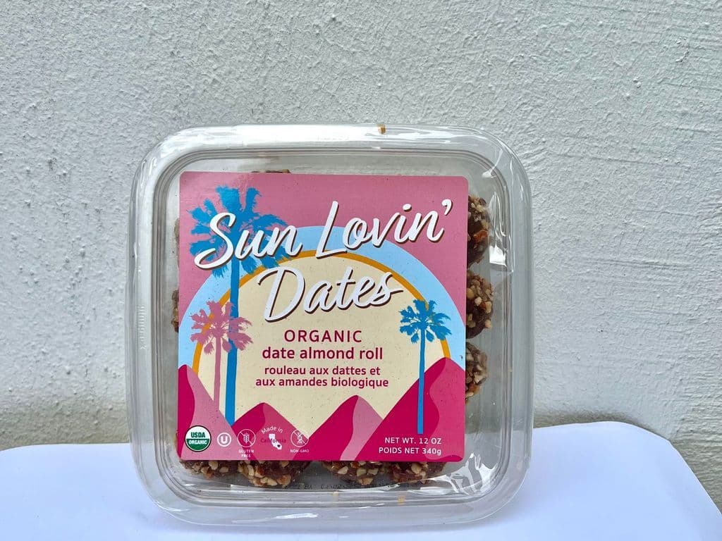 SUN LOVIN' DATES ORGANIC DATE ALMOND ROLL 340G