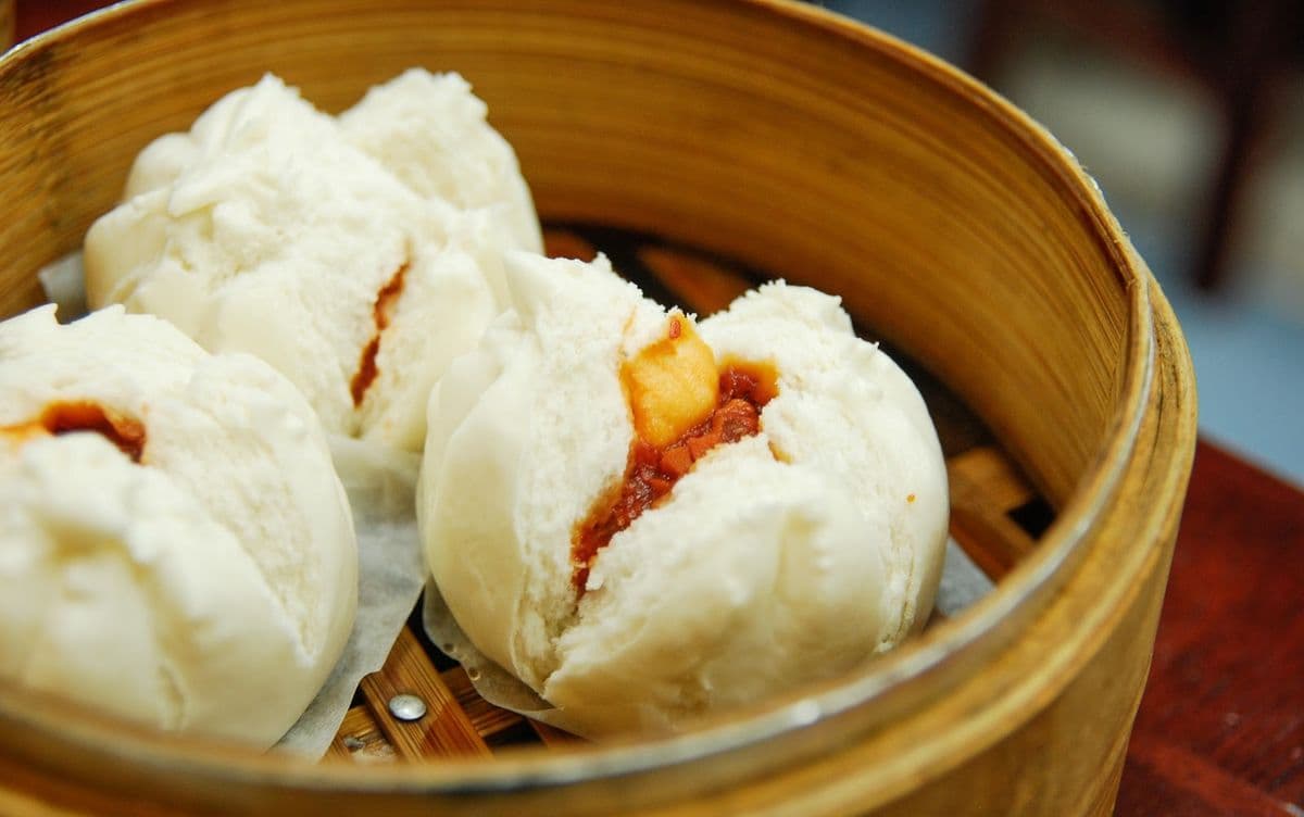 023. Steamed BBQ Pork Buns（3pc）