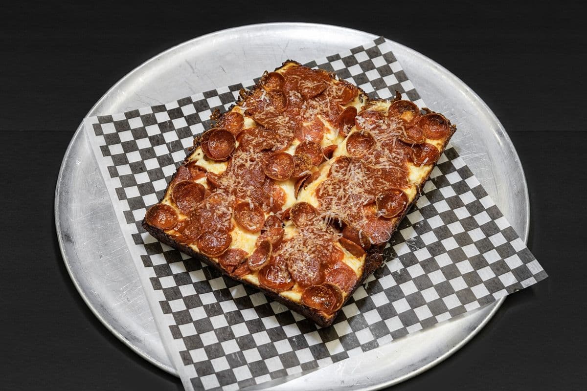 Pepperoni Detroit Pizza