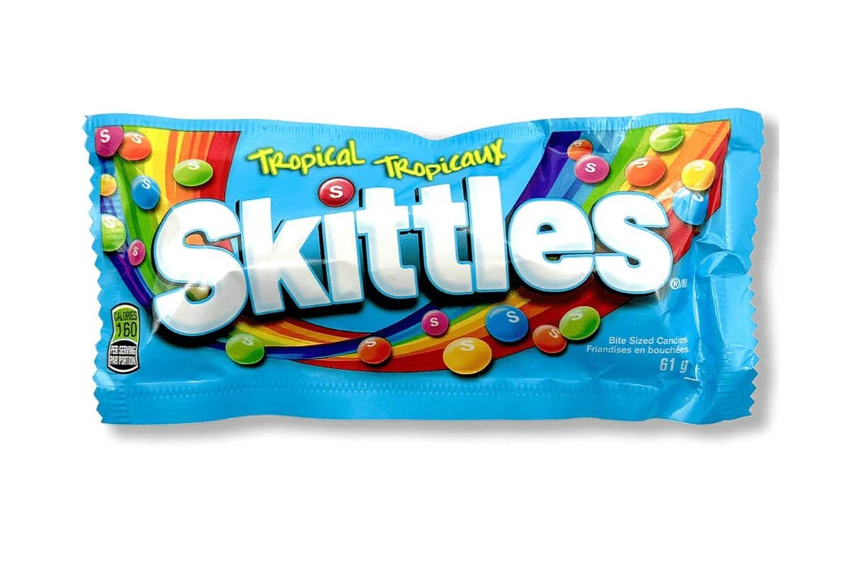 Skittles - Tropical (61g) (250 Cal)