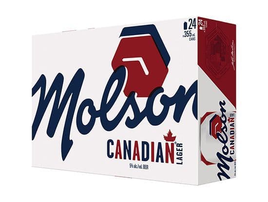 Molson Canadian 24can, 355mL domestic (5.0% ABV)