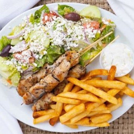 Pork Souvlaki Dinner for 4