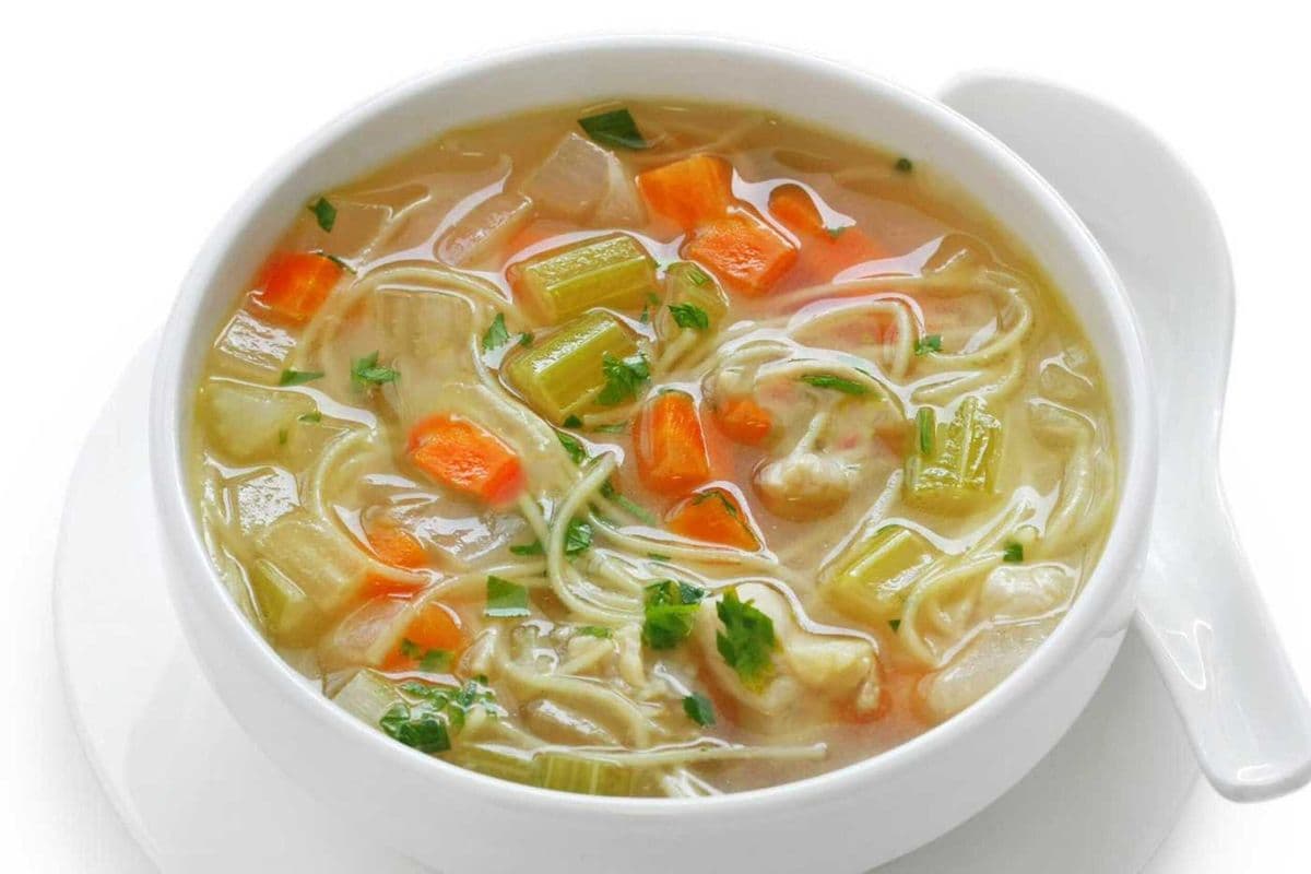 15. Noodle Soup with B.B.Q. Pork Or Chicken