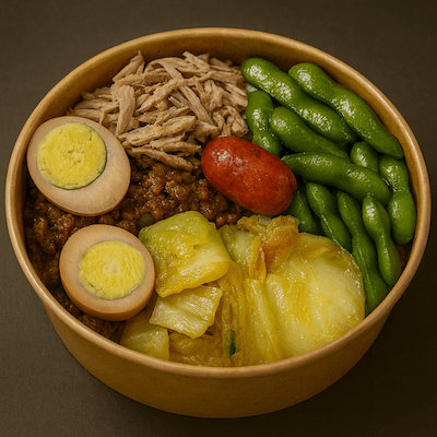 Chicken Marinated Pork Sauce with Rice / w雞絲滷肉飯
