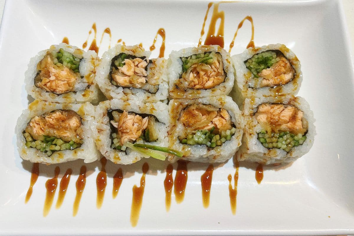 79. Salmon Tempura Roll (8 pcs)