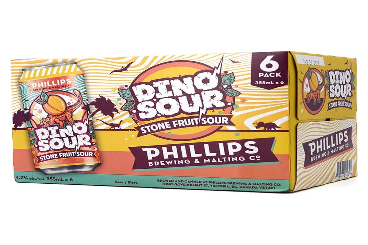PHILLIPS DINOSOUR STONE FRUIT 6PK CAN (6 x 355ML)