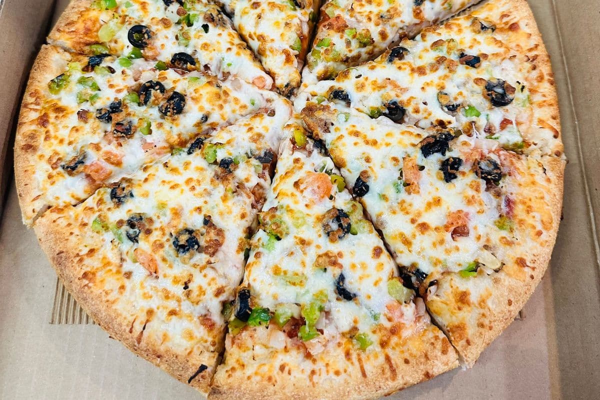 Indian Style veggie Pizza