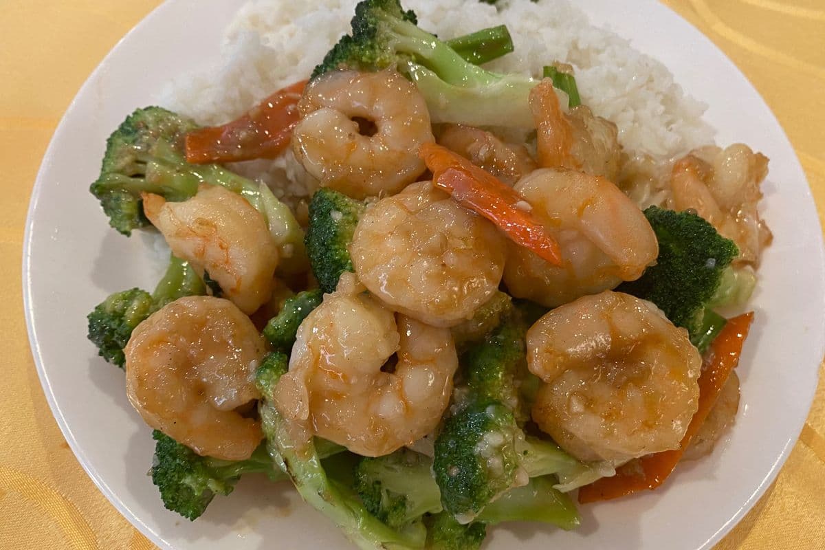 Whole Shrimp with Mixed Vegetable'
