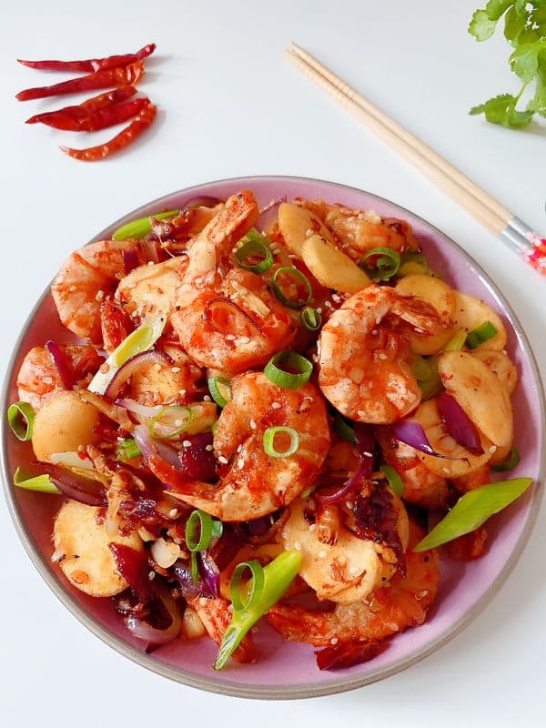 Spicy Garlic Prawn