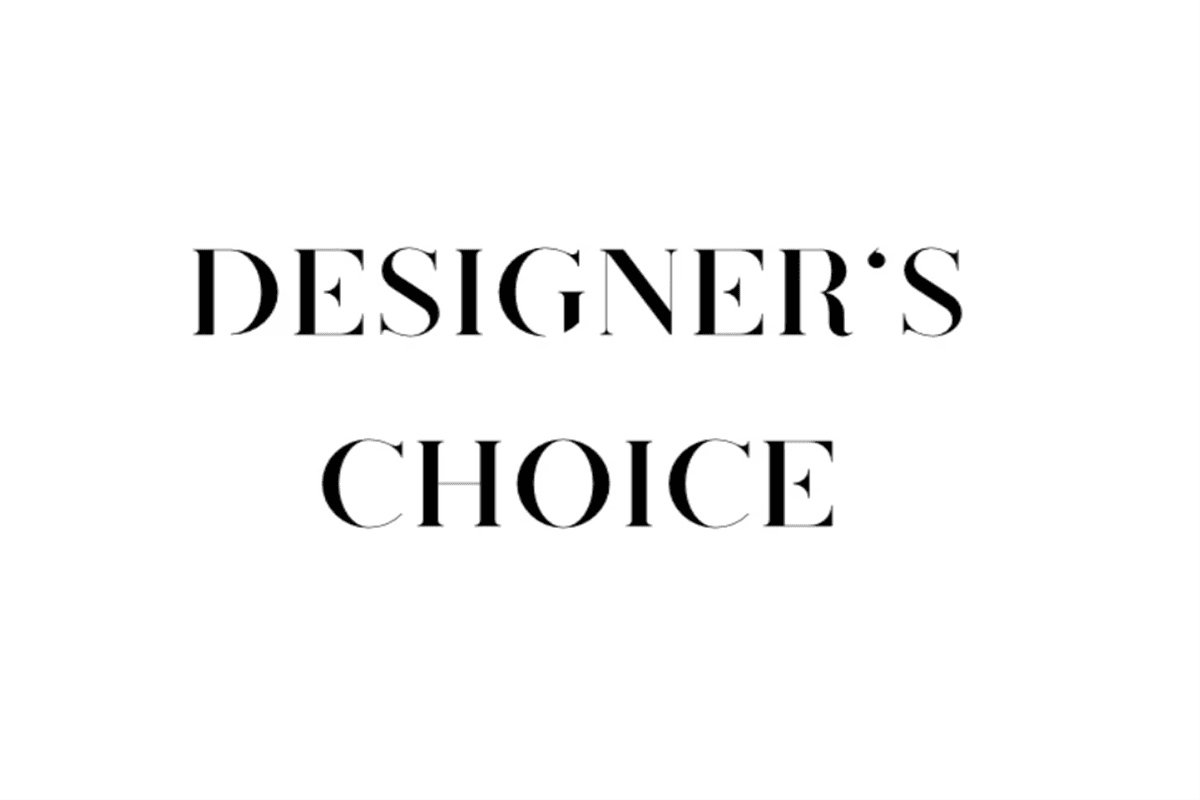 1. Designer Choice