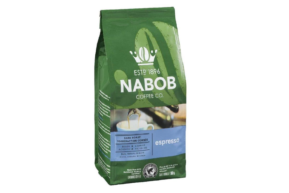 Nabob Coffee grounds