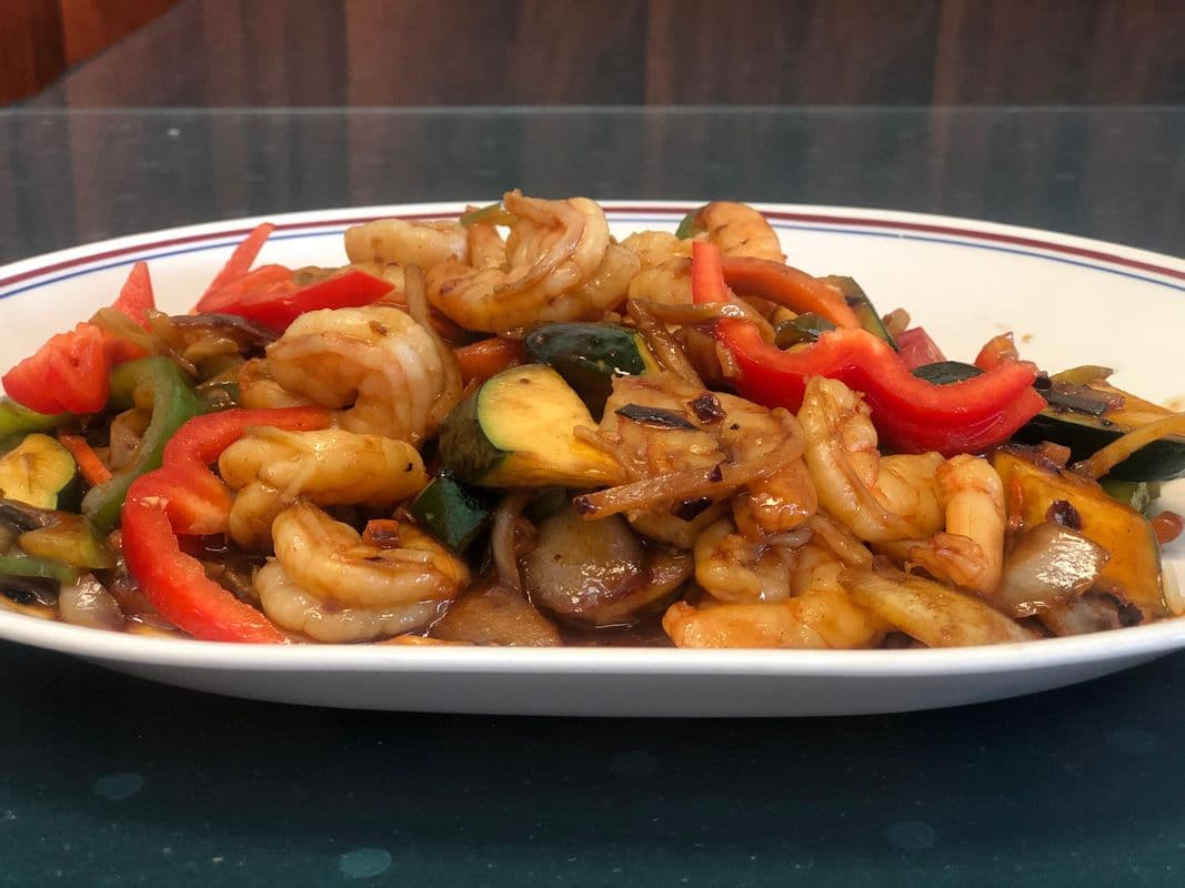 Prawns in Szechuan Hot and Spicy Sauce