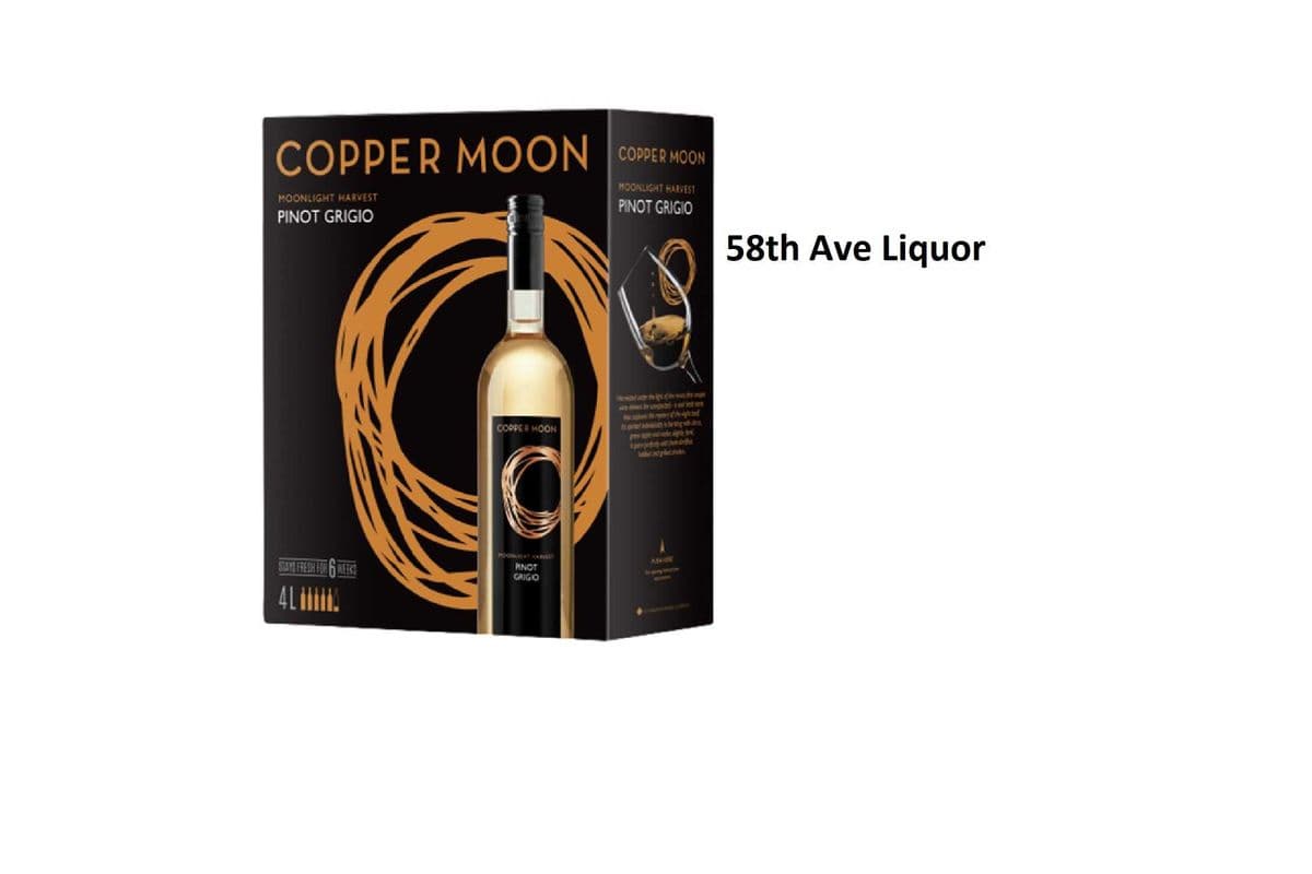 COPPER MOON PINOT GRIGIO 4L (1 x 4L)