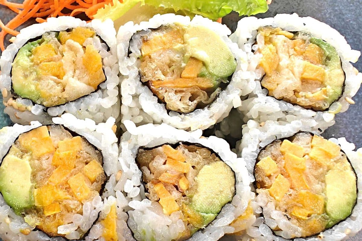 VR1. Sweet Potato Avocado Maki
