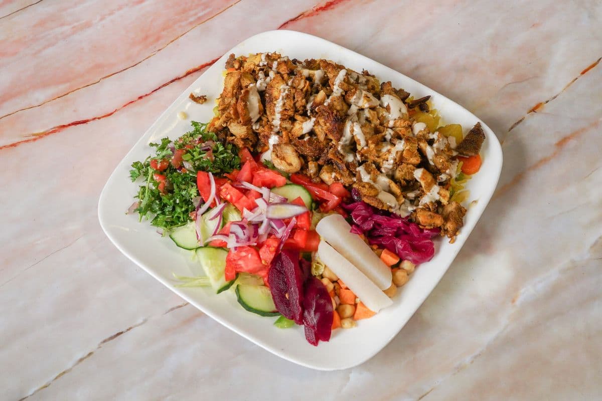 2. Chicken Shawarma Plate