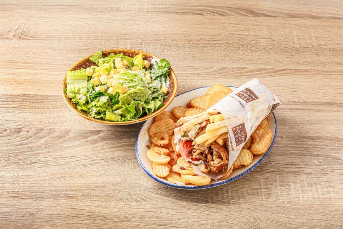 Mixed ( Pork mixed Chicken )Gyros Pita
