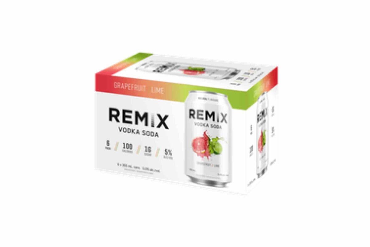 Remix Vodka Soda Grapefruit Lime (1 x 6x355mL)