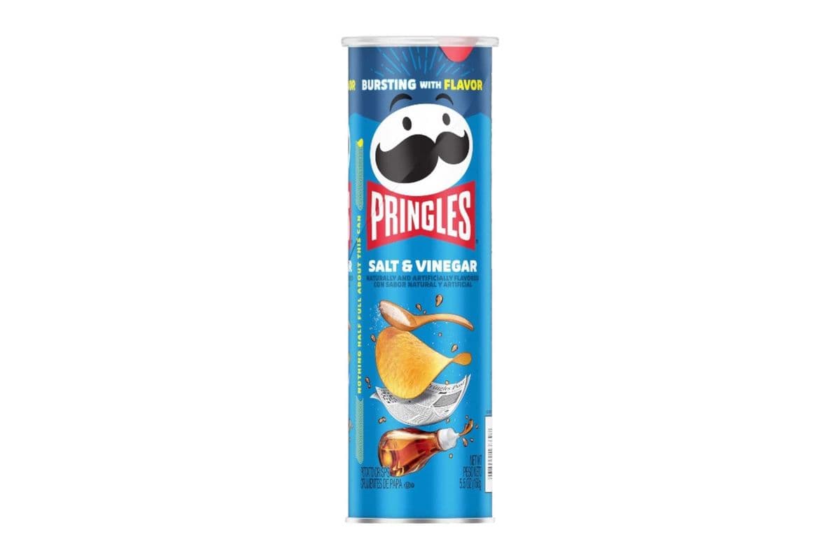 Pringles Salt & Vinegar (156gm) (260 Cal)