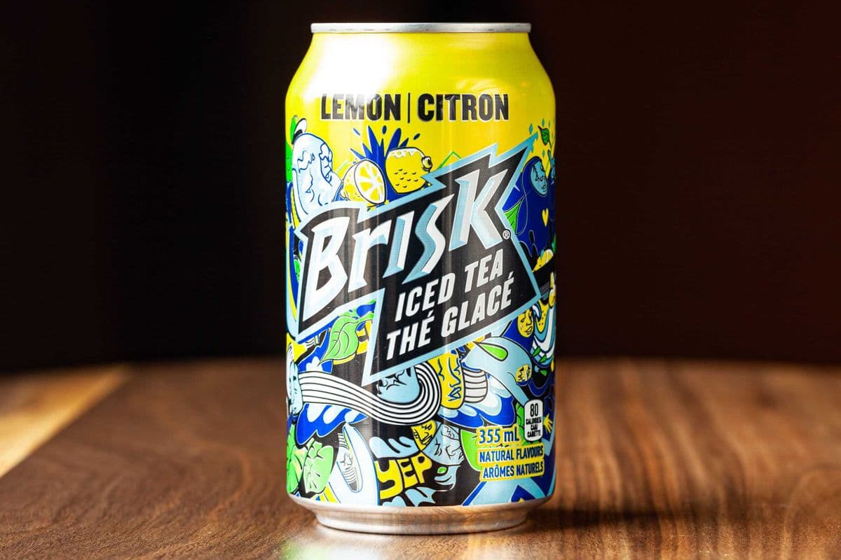 Can of Brisk Iced Tea (355mL)
