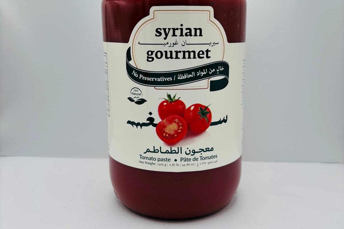 Syrian Gourmet Tomato Paste, 1300 Grams (1300g)