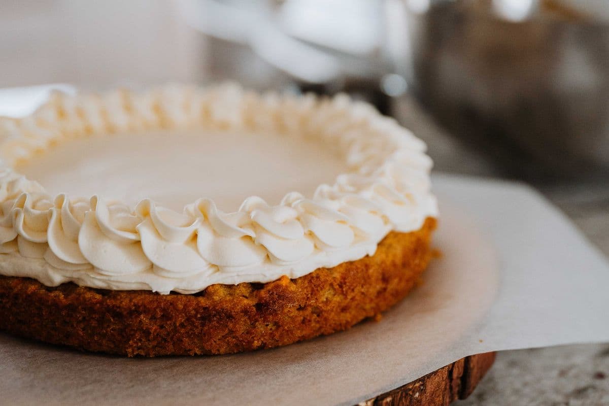 Keto Carrot Cake with Cream Cheese Frosting