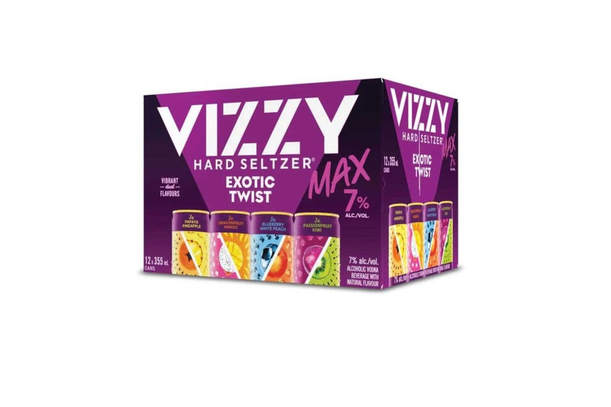 ★ Vizzy Max Hard Seltzer Exotic Twist (12 Cans) | SAVINGS EVERYDAY — THE 7% POWER MOVE | (12 x 355ml)