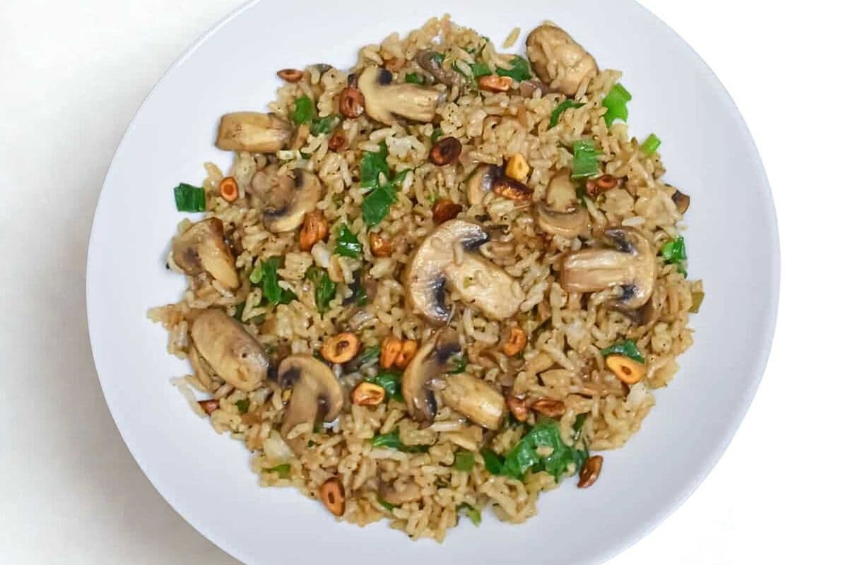 Mushrooms Fried Rice