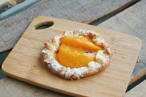 Peach Rosemary Tart