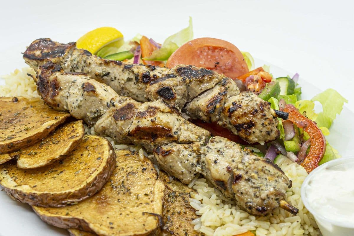 Pork Souvlaki (double skewer)