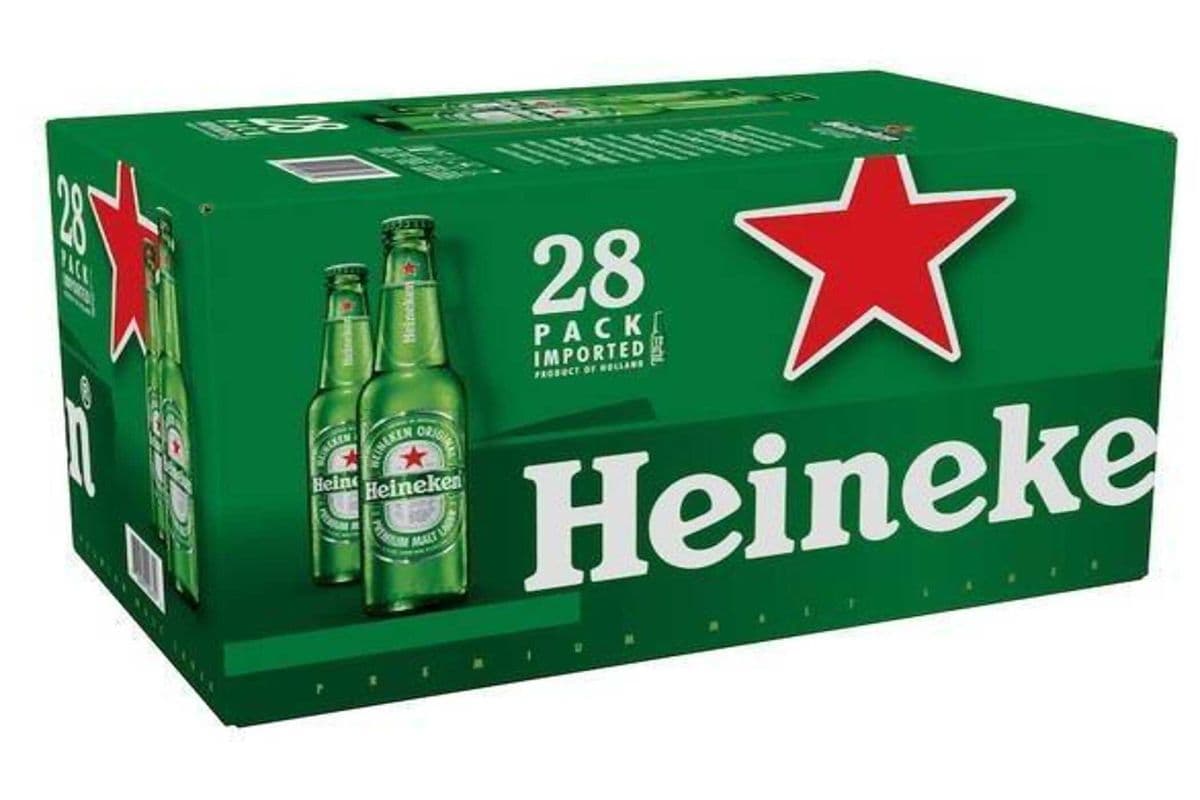 HEINEKEN LAGER 28 BOTTLE (1 x 355ML)
