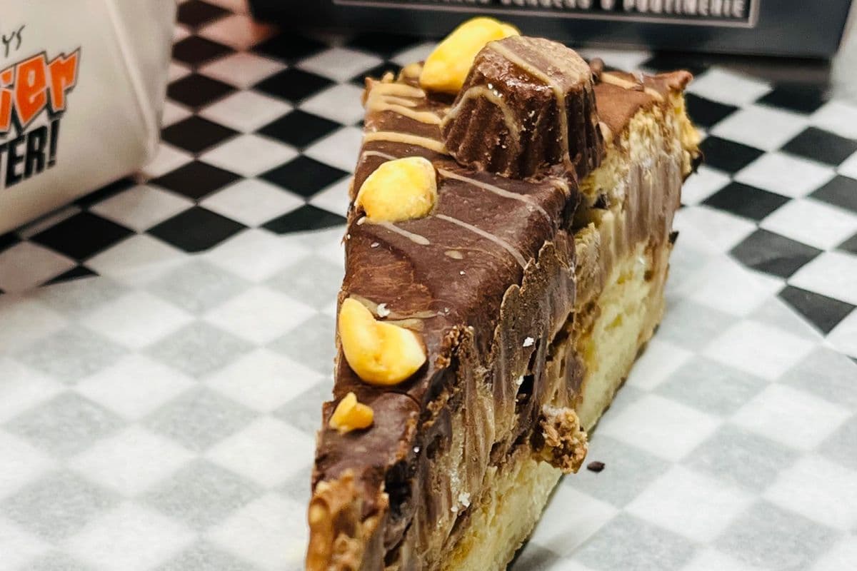 Reese Peanut Butter Blondie Cake