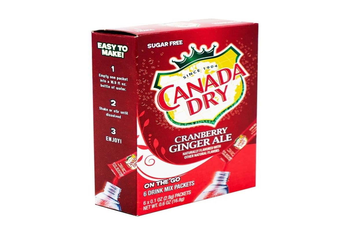 Singles 2 Go Canada Dry Cranberry Ginger Ale (16.8g)