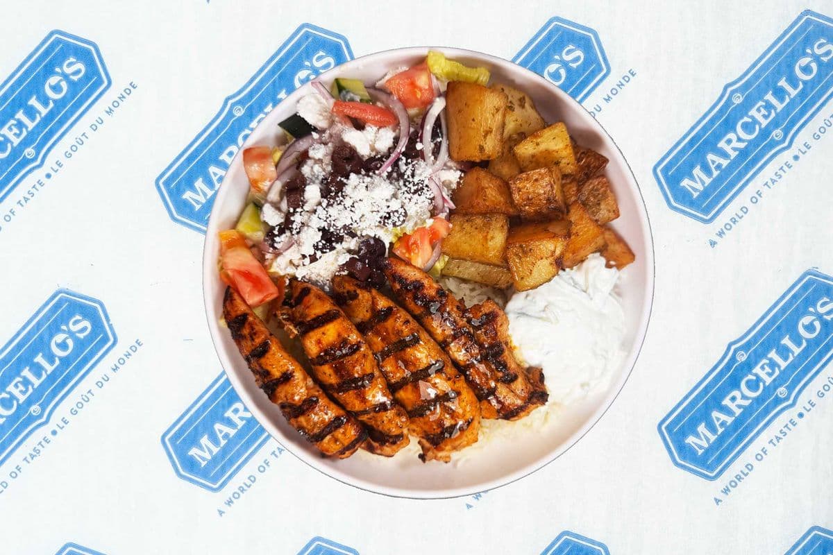 Chicken Souvlaki Plate