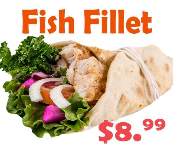 Fish Fillet Shawarma