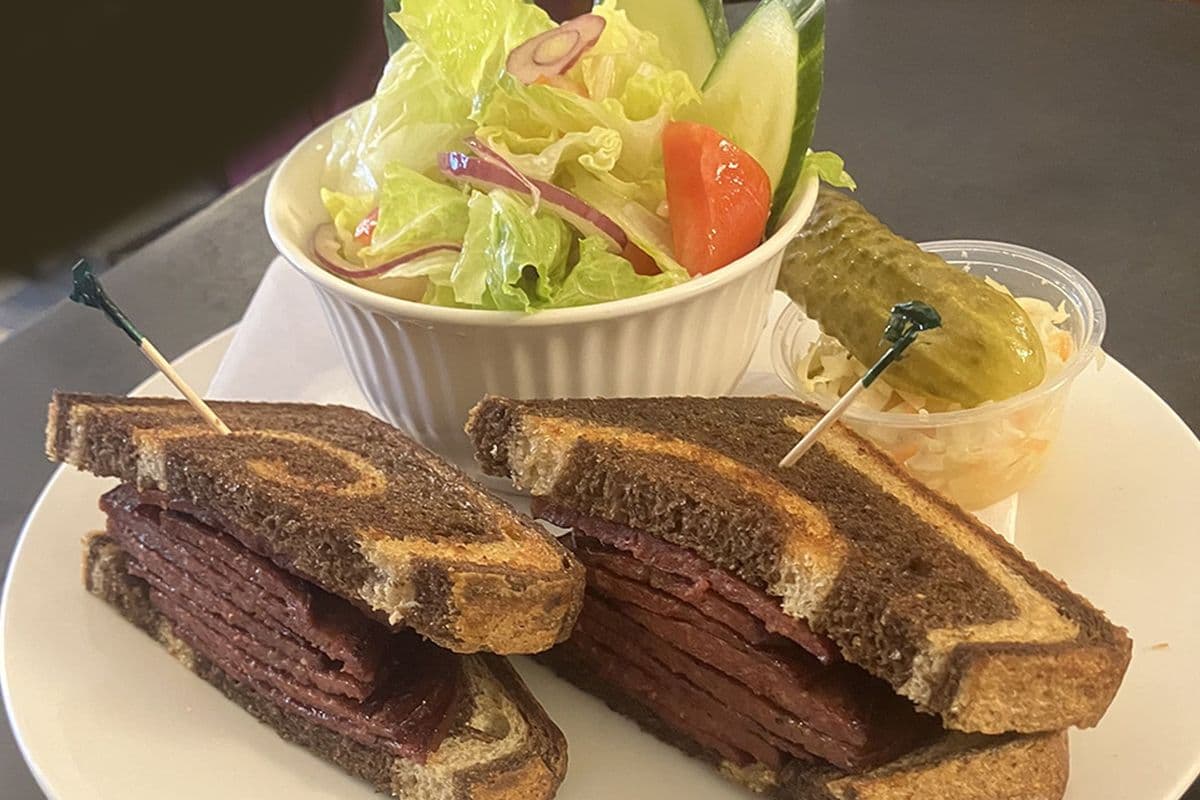 Grilled Salami Sandwich
