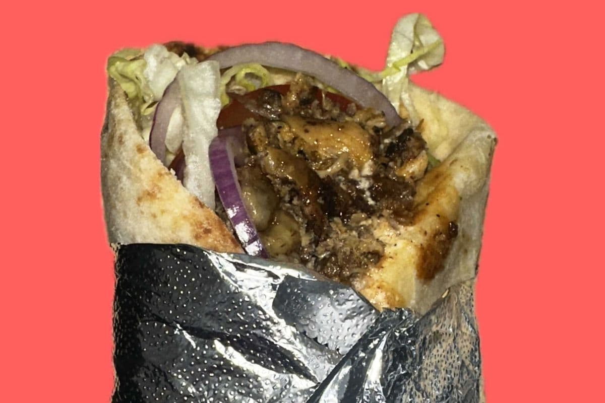 Jerk Chicken on a Pita