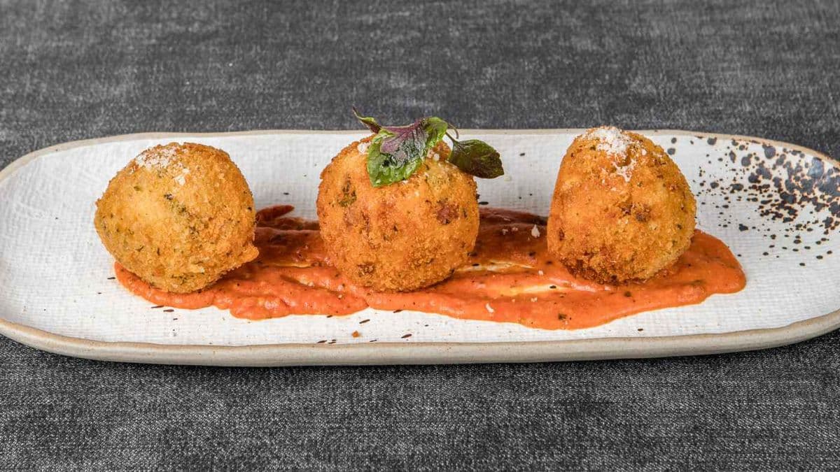 Bacon Cheese Rice Balls
