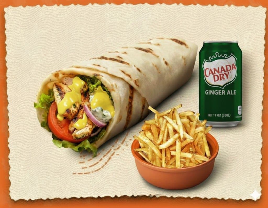 Trio pita souvlaki (Chicken) / Trio pita souvlaki (poulet)