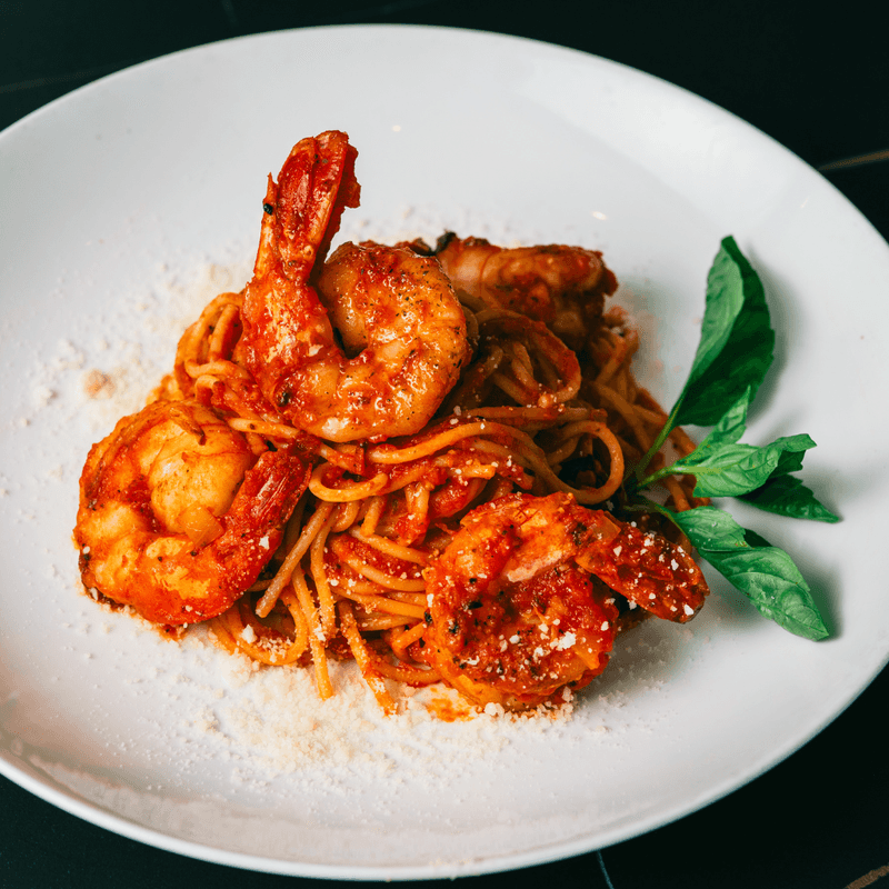 PÂTES AUX CREVETTES / SHRIMP PASTA