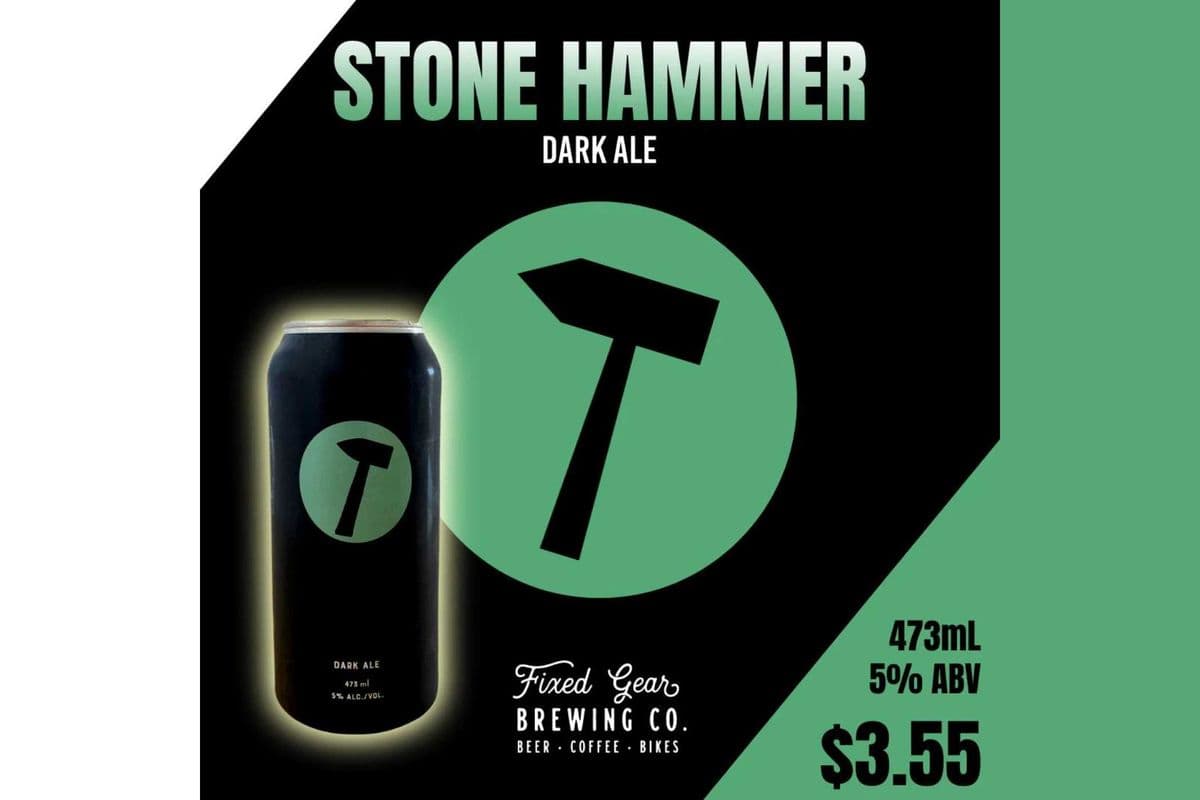 Stone Hammer Dark Ale (16 oz Canned Beer) (1 x 473 mL)