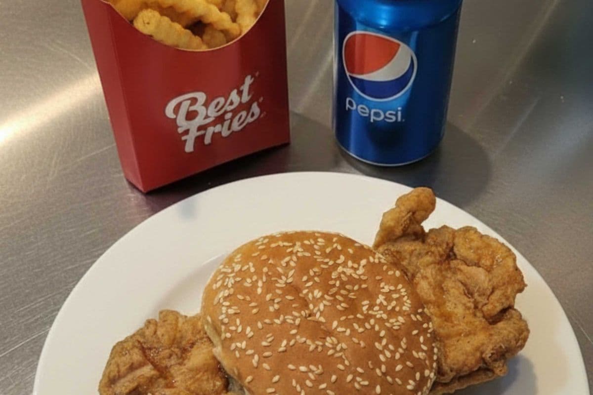 Crispy Chicken Burger - Meal