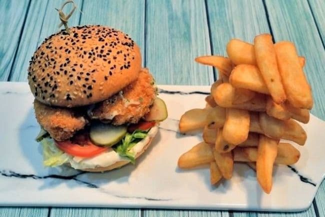 Burger a la Morue
